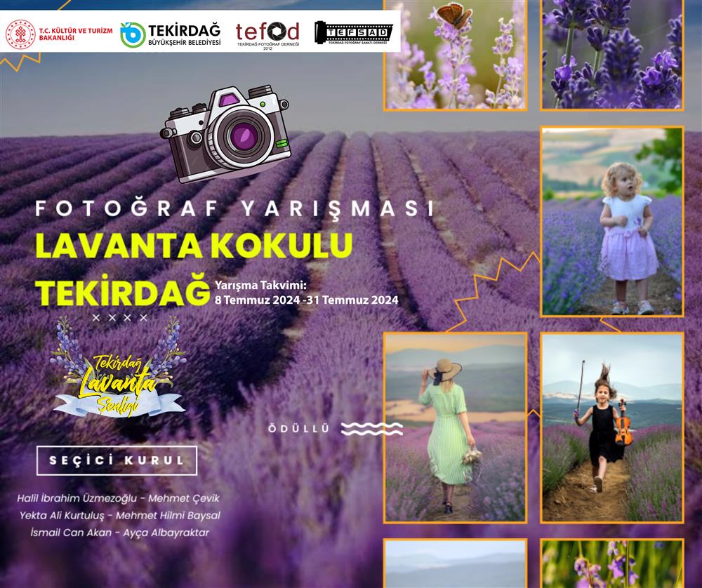 “Lavanta Kokulu Tekirdağ Fotoğraf Yarışması’’