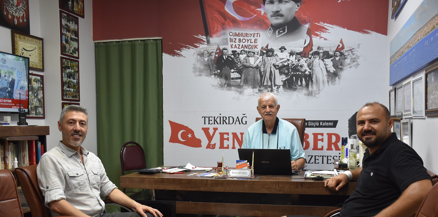 GAZETECİ ERSİN BİLMEÇ’E ZİYARET