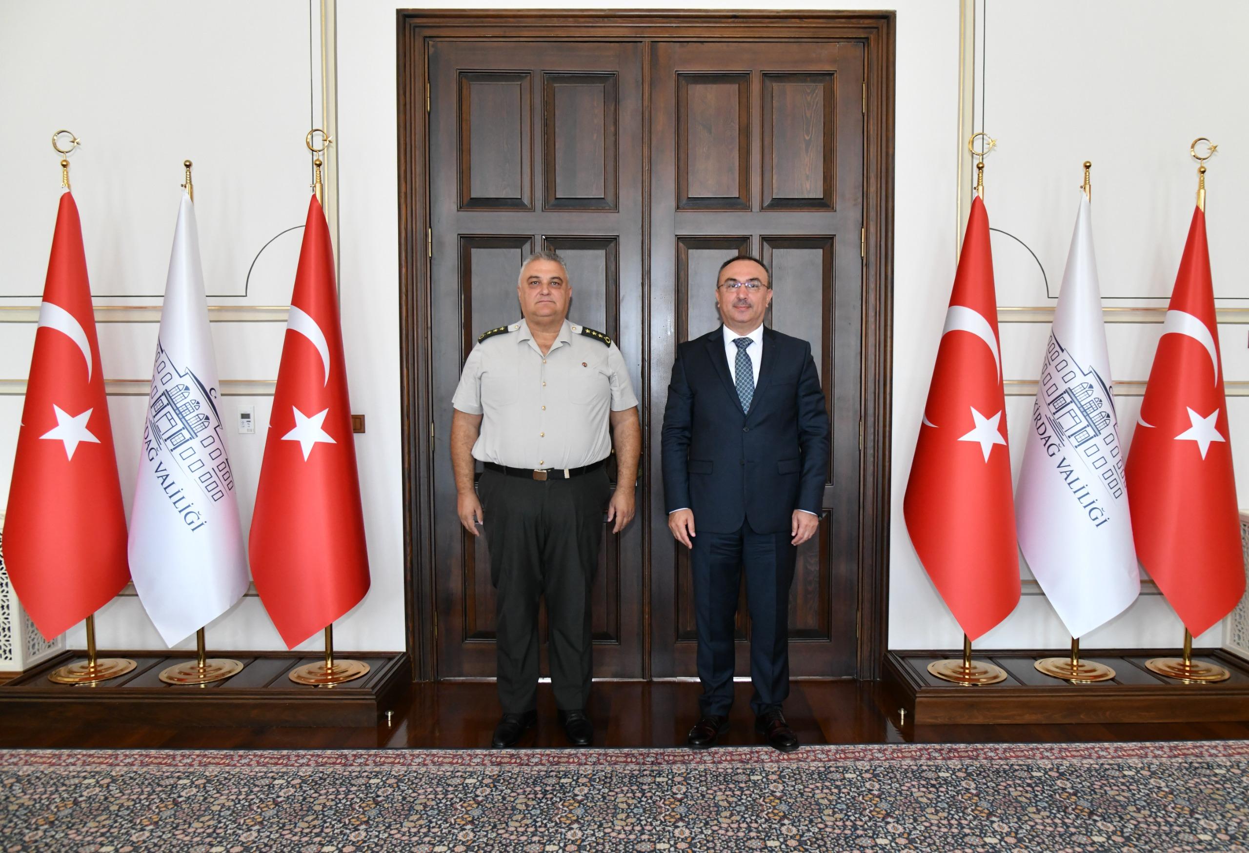 Emekliliği Ayrılacak Olan Askeralma Bölge Başkanı Kulalar Vali Soytürk’e Veda Ziyaretinde Bulundu