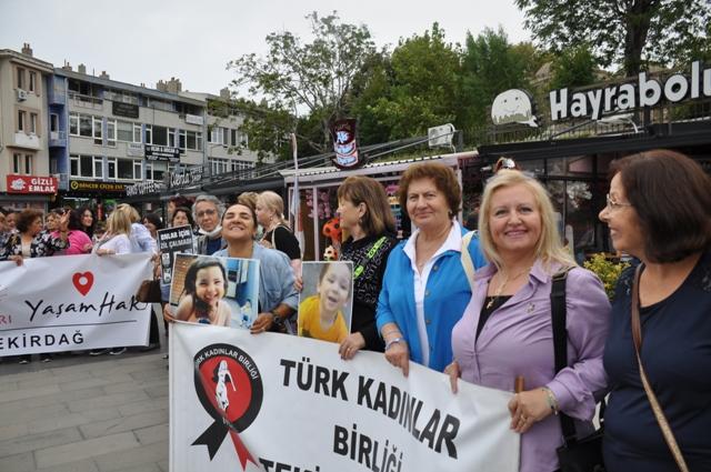 Tekirdağ Kadın Dayanışma Platformu’ndan Eylem