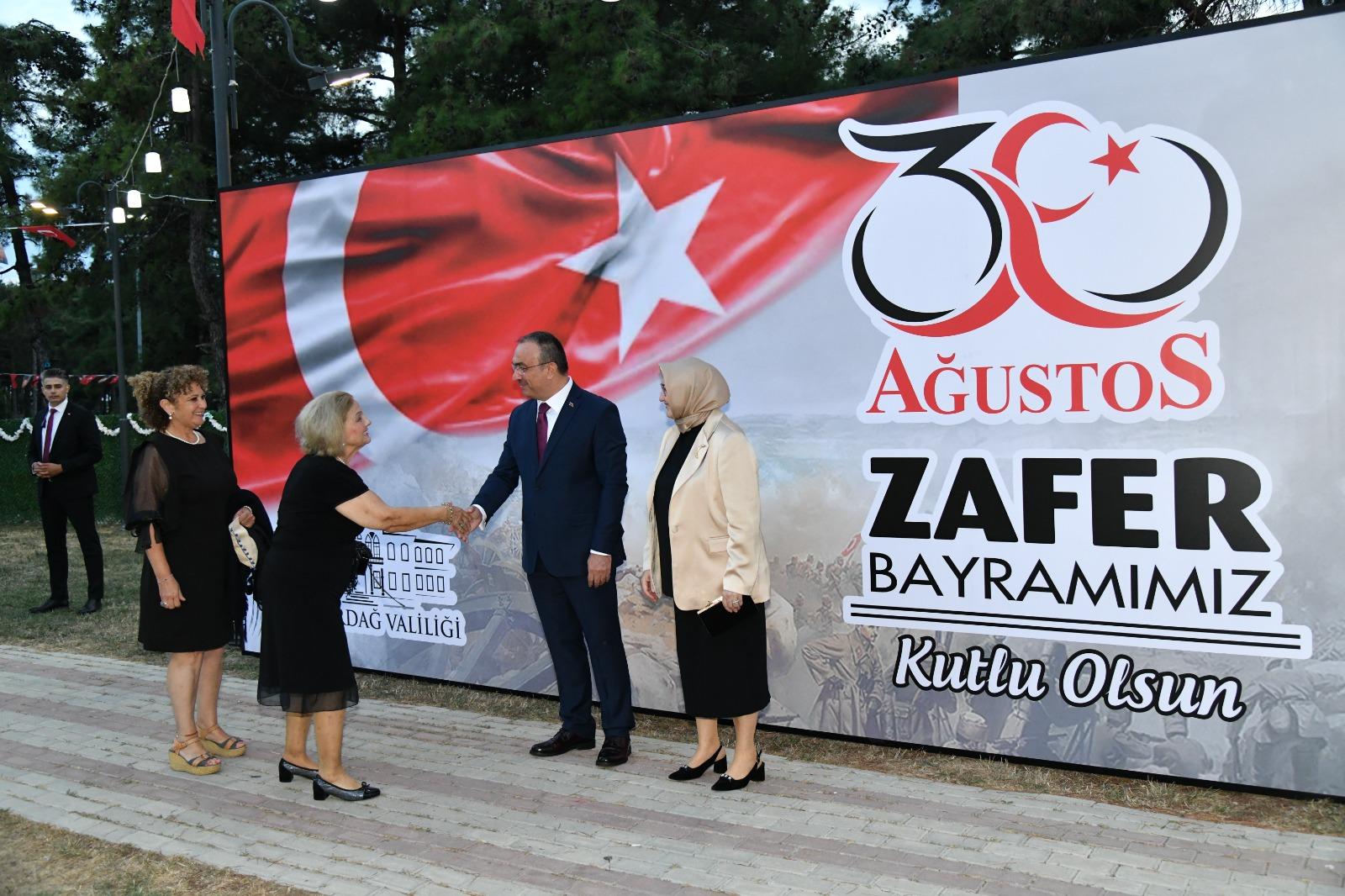 30 Ağustos Zafer Bayramı Kabul Töreni Düzenlendi