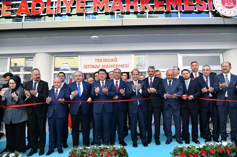 Tekirdağ Bölge Adliye Mahkemesinin Açılışını Yaptı