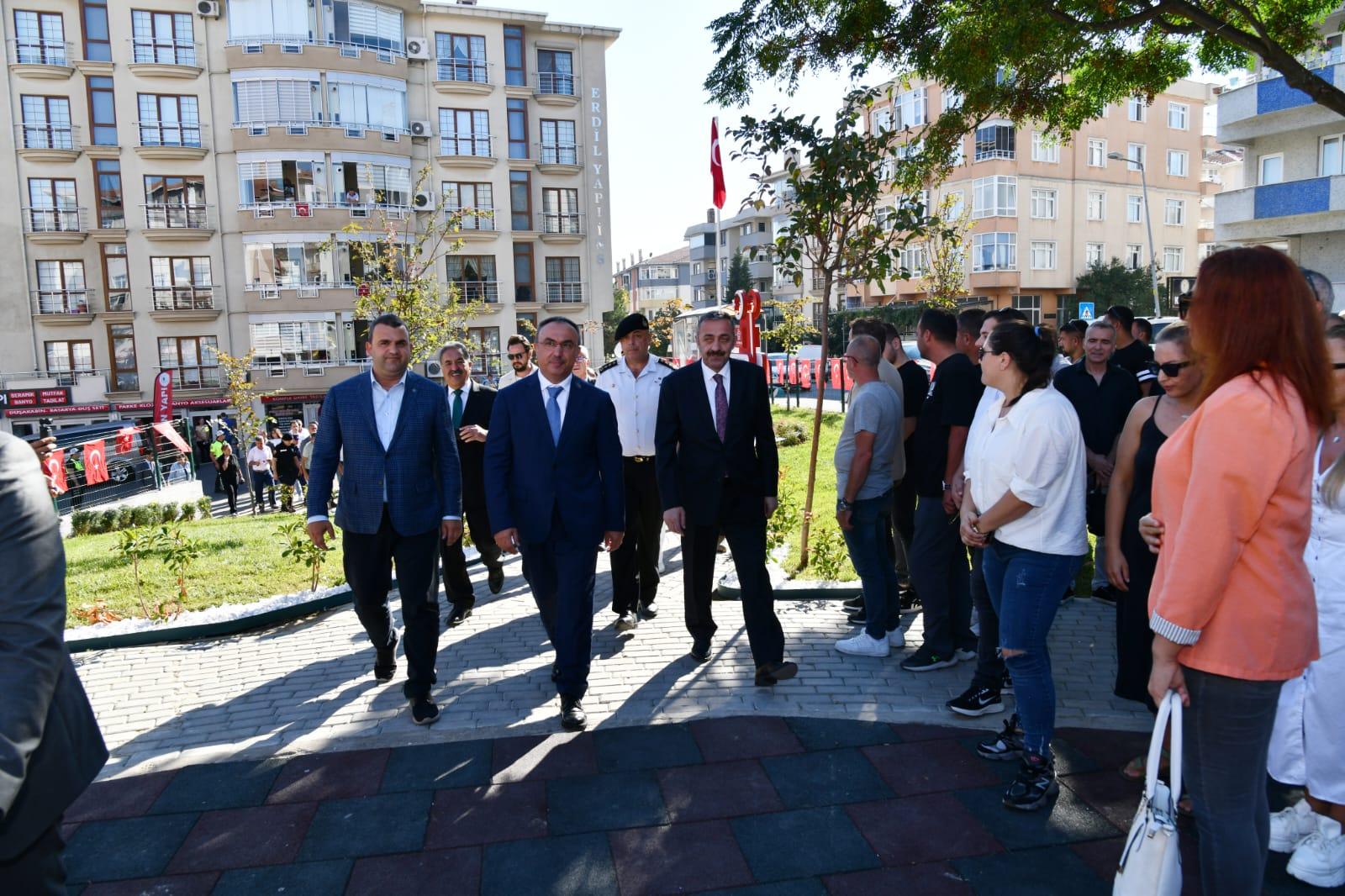 Vali Soytürk Şehit Bekçi Fırat Doğan Parkı’nın Açılışına Katıldı
