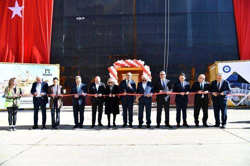 Türkiye’nin İlk, Avrupa’nın 3. Yüksek Gerilim İle Gemi Elektrik Besleme Tesisi’ni Devreye Alma Töreni Düzenlendi