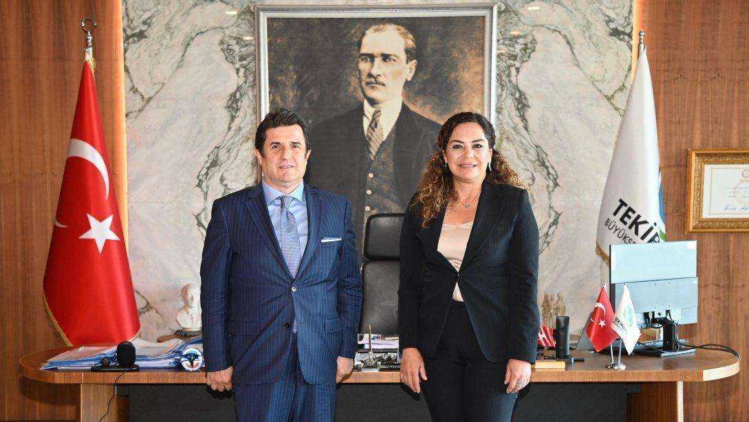 Dr. Abdülaziz Yeniyol’dan Tekirdağ Büyükşehir Belediye Başkanı Dr. Candan Yüceer’e Ziyaret