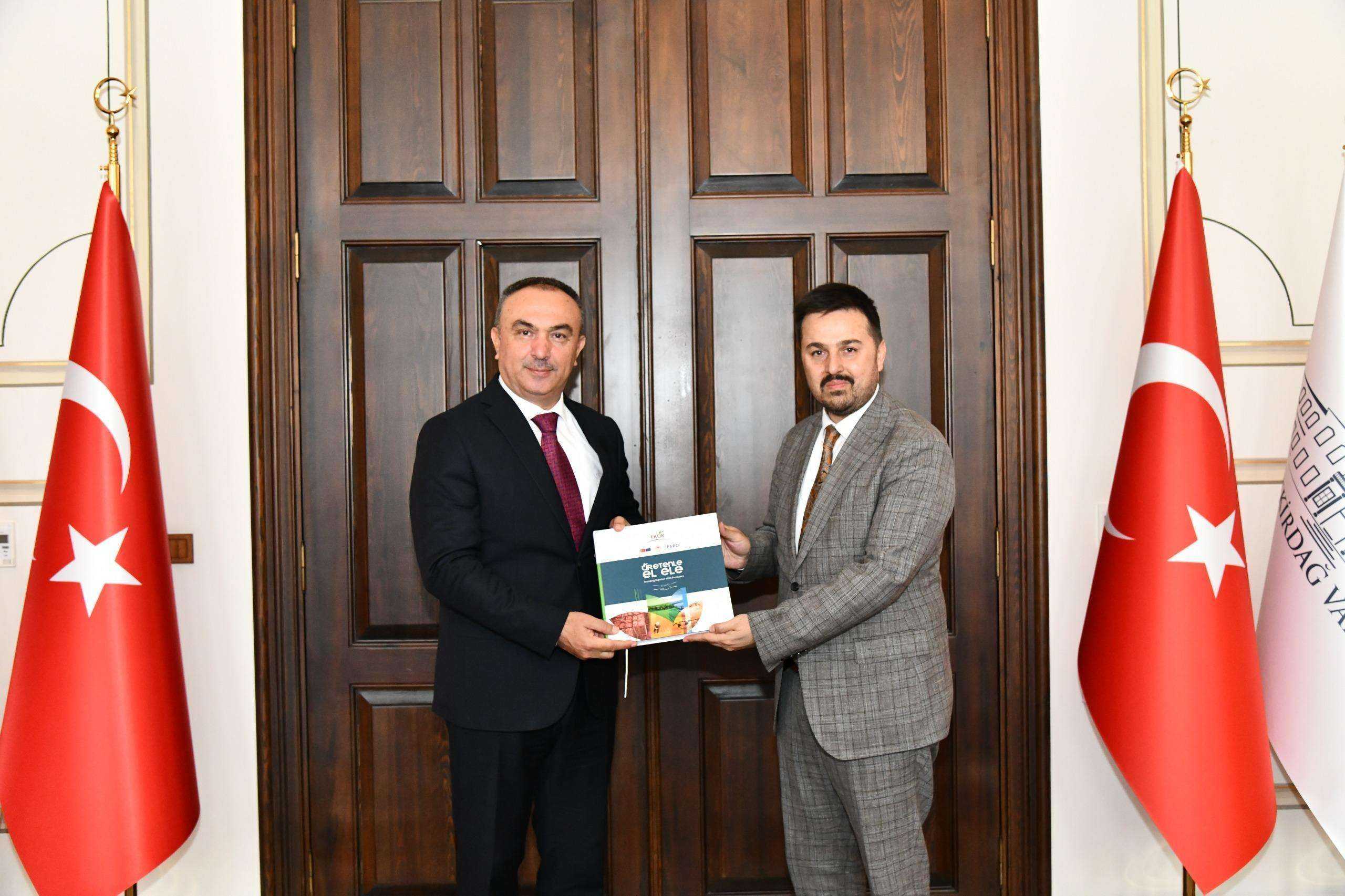 Tarım ve Kırsal Kalkınmayı Destekleme Kurumu Başkanı Antalyalı Vali Soytürk’ü Ziyaret Etti