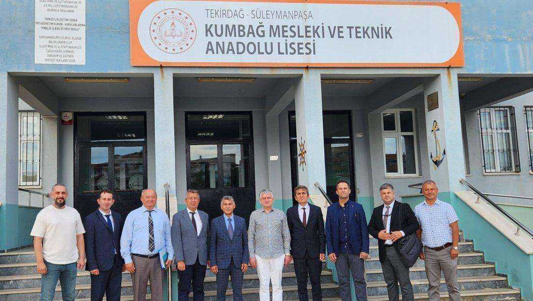 Süleymanpaşa Mesleki Teknik Anadolu Lisesi ve Kumbağ Mesleki Teknik Anadolu Lisesine ait protokol yürütme kurulu (PYK) toplantısı yapıldı.