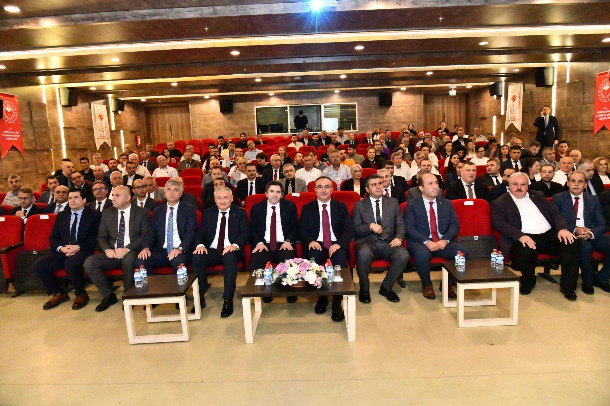 Vali Soytürk ve Bakan Yardımcısı Bağcı Üretim Planlaması ve Yeni Destekleme Modeli Toplantısı’na Katıldı