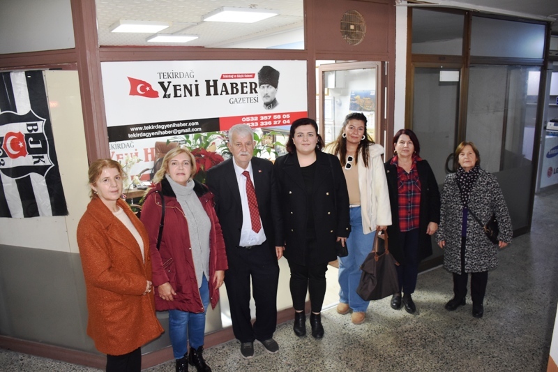 CHP İL KADIN KOLLARI BAŞKANI BÜŞRA NUR PELEN VE YÖNETİMİNDEN GAZETEMİZE ZİYARET