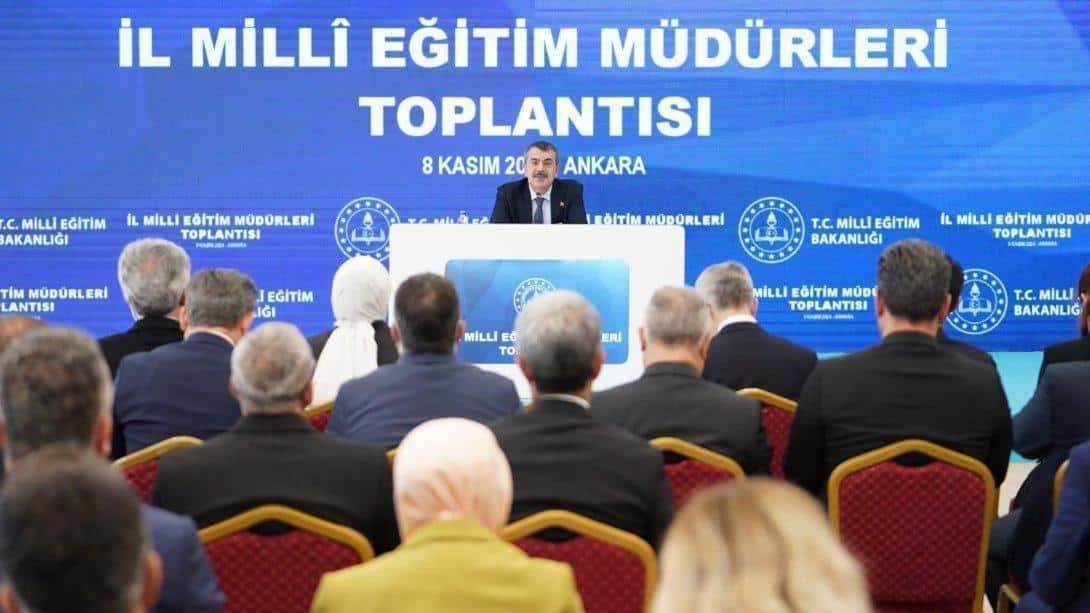 Millî Eğitim Bakanı Tekin, 81 İlin Millî Eğitim Müdürüyle Buluştu