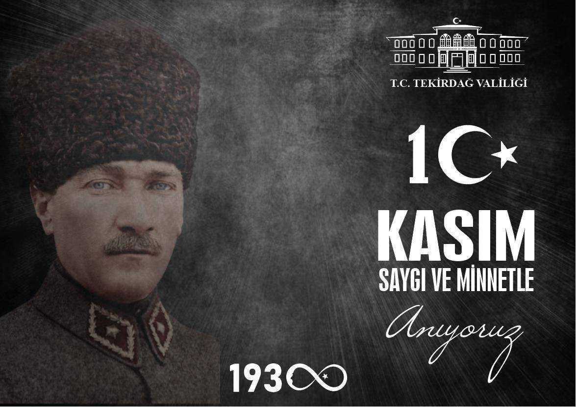 TEKİRDAĞ 10 KASIM PROGRAMI 2024