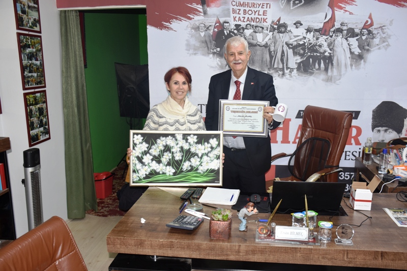 TRAKYA ÇÖLYAK VE SAĞLIKLI YAŞAM DERNEĞİNDEN PLAKET
