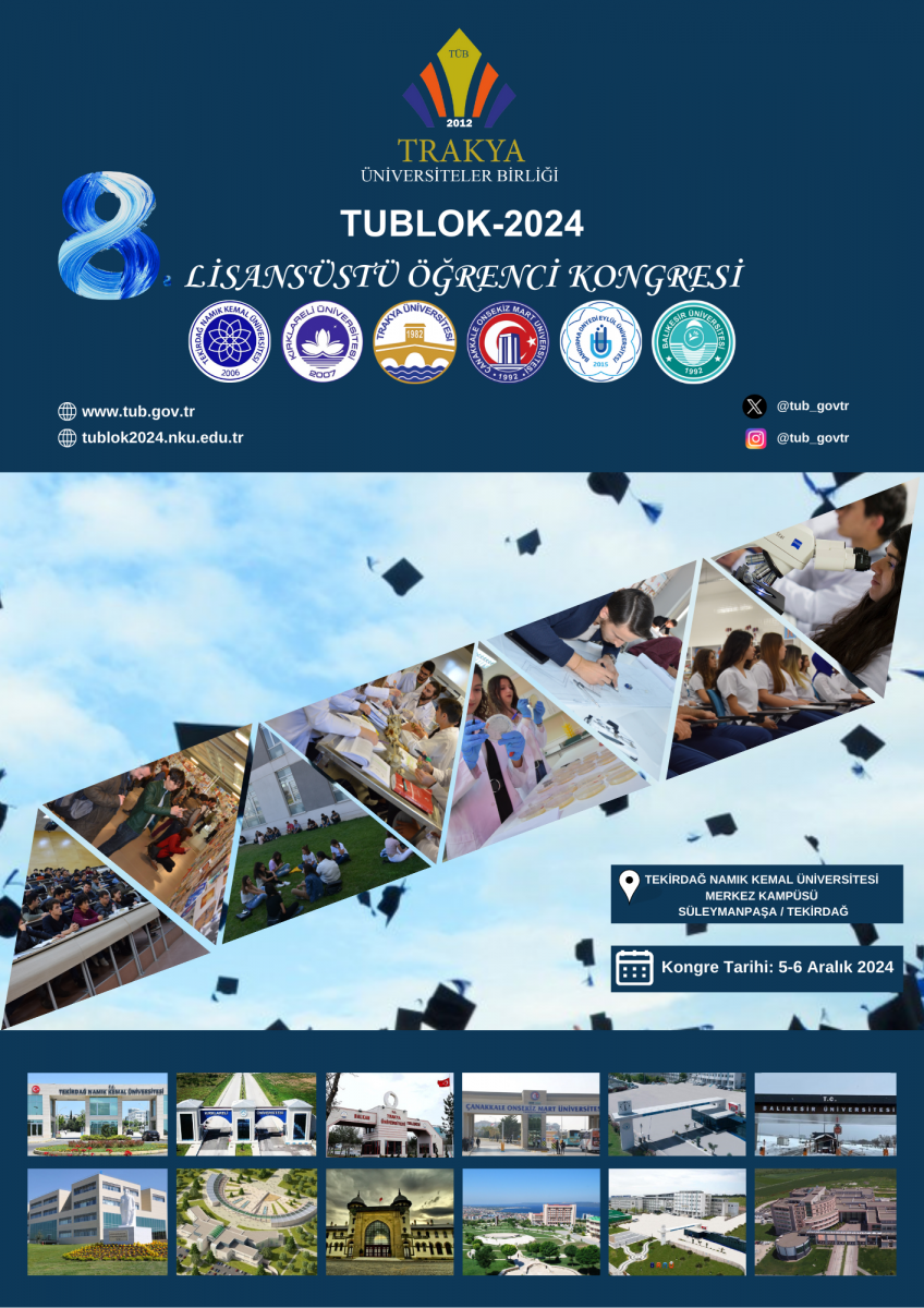 Trakya Üniversiteler Birliği (TÜB) 8. Lisansüstü Öğrenci Kongresi