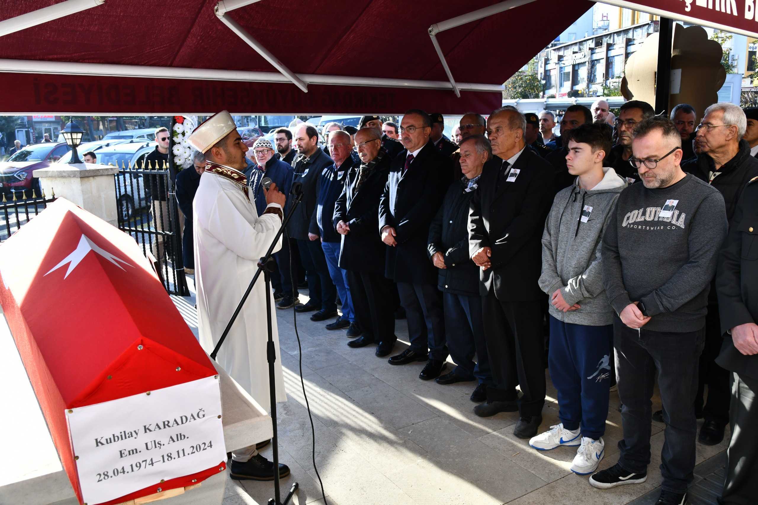 Vali Soytürk Merhum Kubilay Karadağ’ın Cenaze Töreni’ne Katıldı