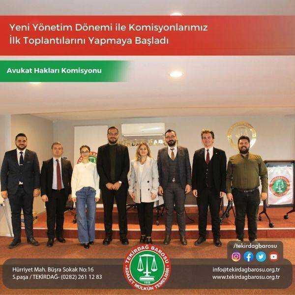 Yeni Yönetim dönemi ile birlikte yeniden kurulan komisyonlarımız ilk toplantılarını yapmaya başladı.