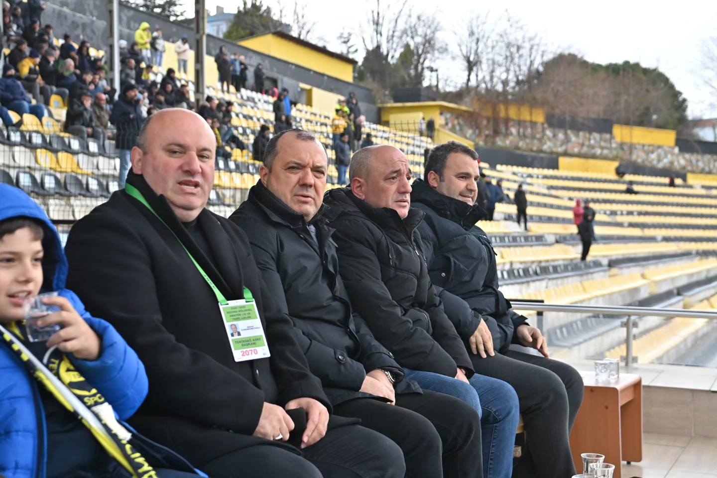 Başkan Volkan Nallar: İlhami Özcan Aygun ile birlikte tribünlerdeydik