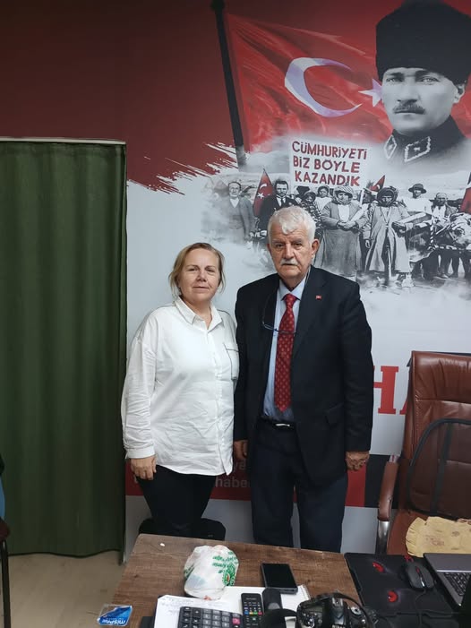 Gazeteci Pervin Işıksal’dan gazetemize ziyaret.