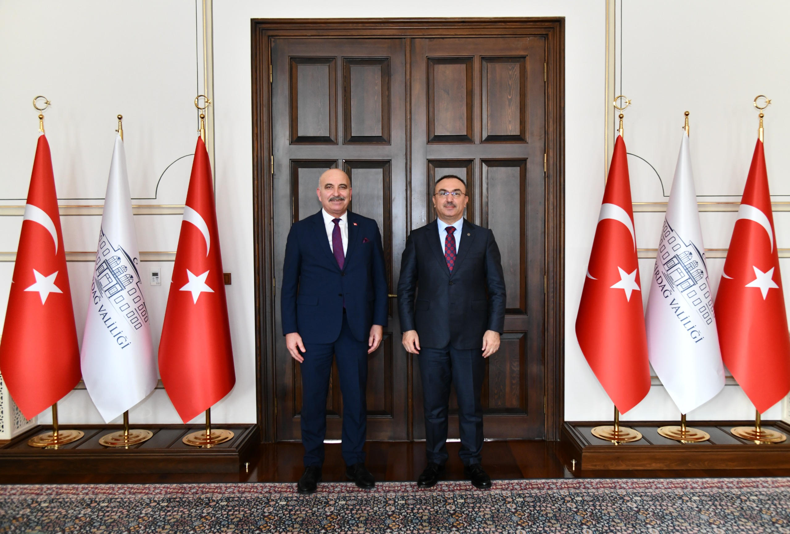 Görev Yeri Değişen Kültür ve Turizm Müdürü Hacıoğlu Vali Soytürk’e Veda Ziyaretinde Bulundu