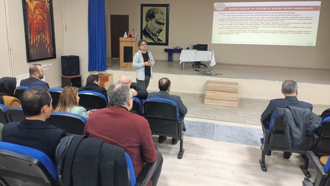 İşveren ve İşveren Vekili İş Ekipmanları Periyodik Kontrolleri Bilgilendirme Semineri Yapıldı