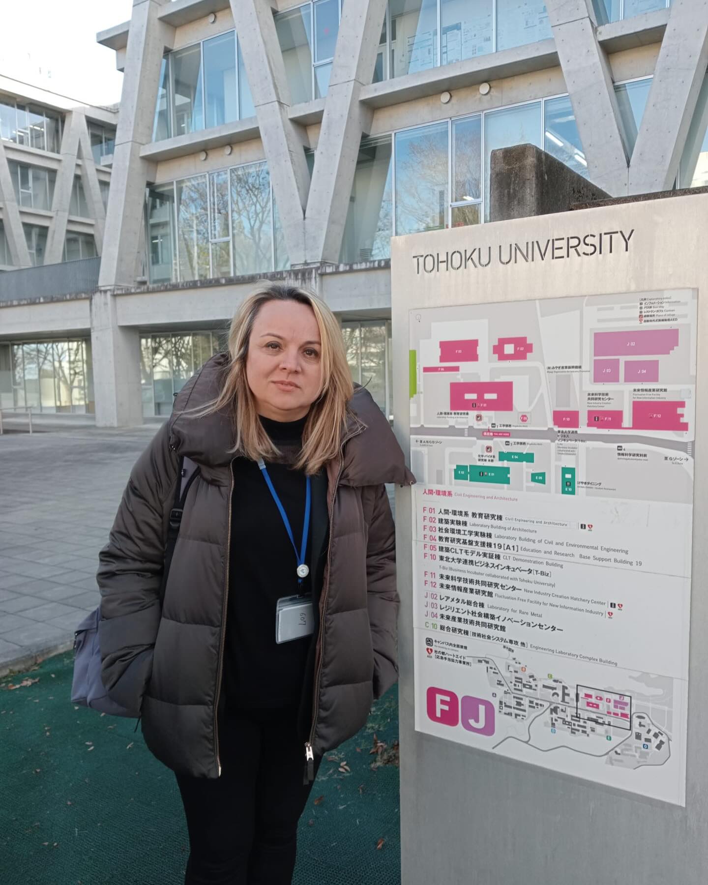 Sevim Avcı Yener Tohoku Üniversitesinde