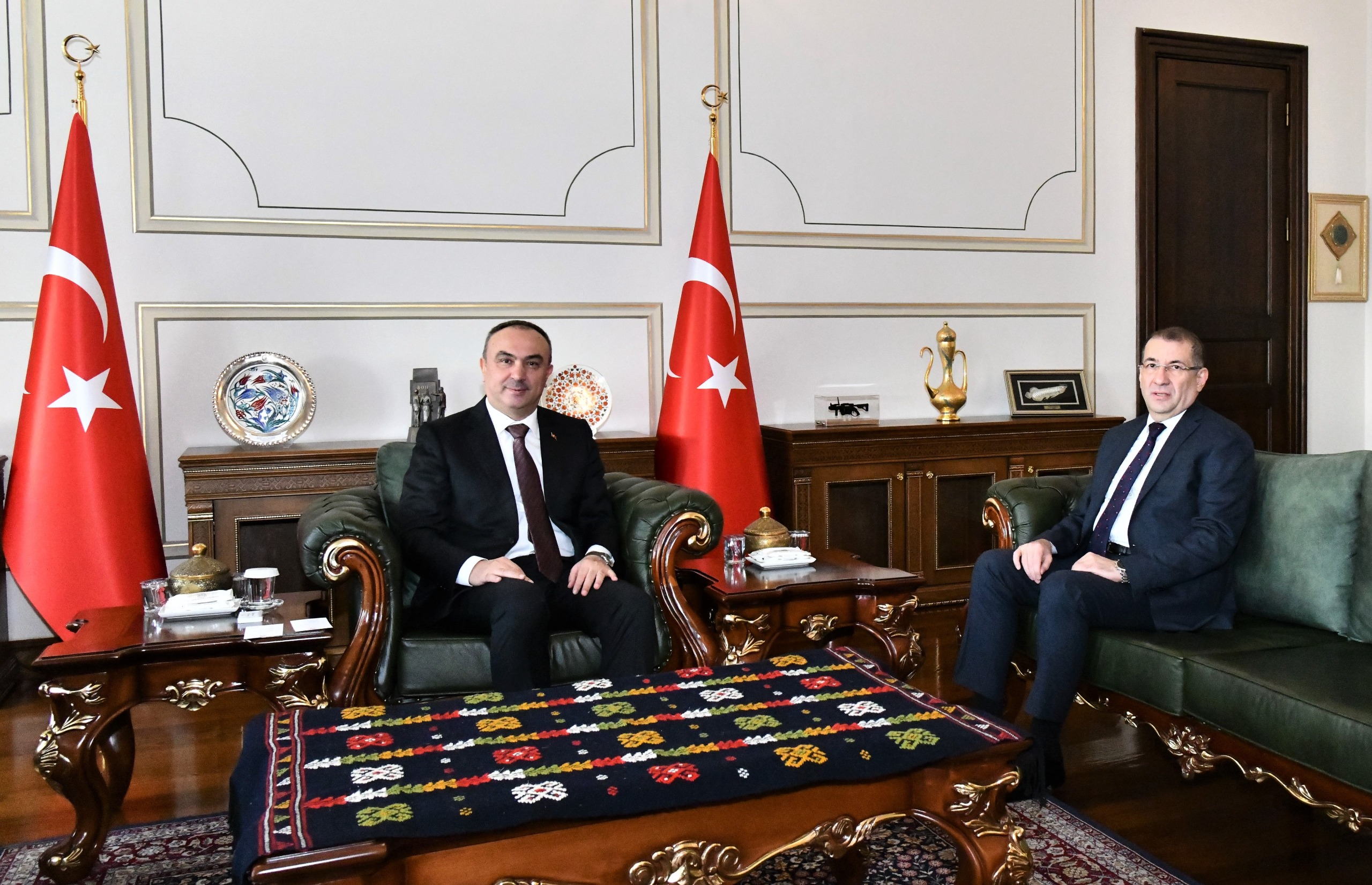 Tekirdağ Bölge Adliye Mahkemesi Cumhuriyet Başsavcısı Yağız, Vali Soytürk’ü Ziyaret Etti