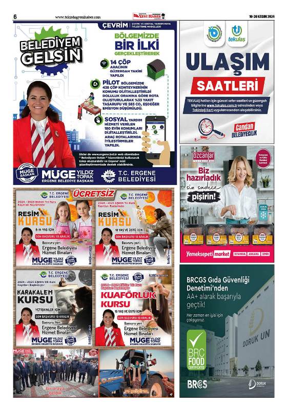 Tekirdağ Yeni Haber Gazetesi 543.Sayı Çıktı