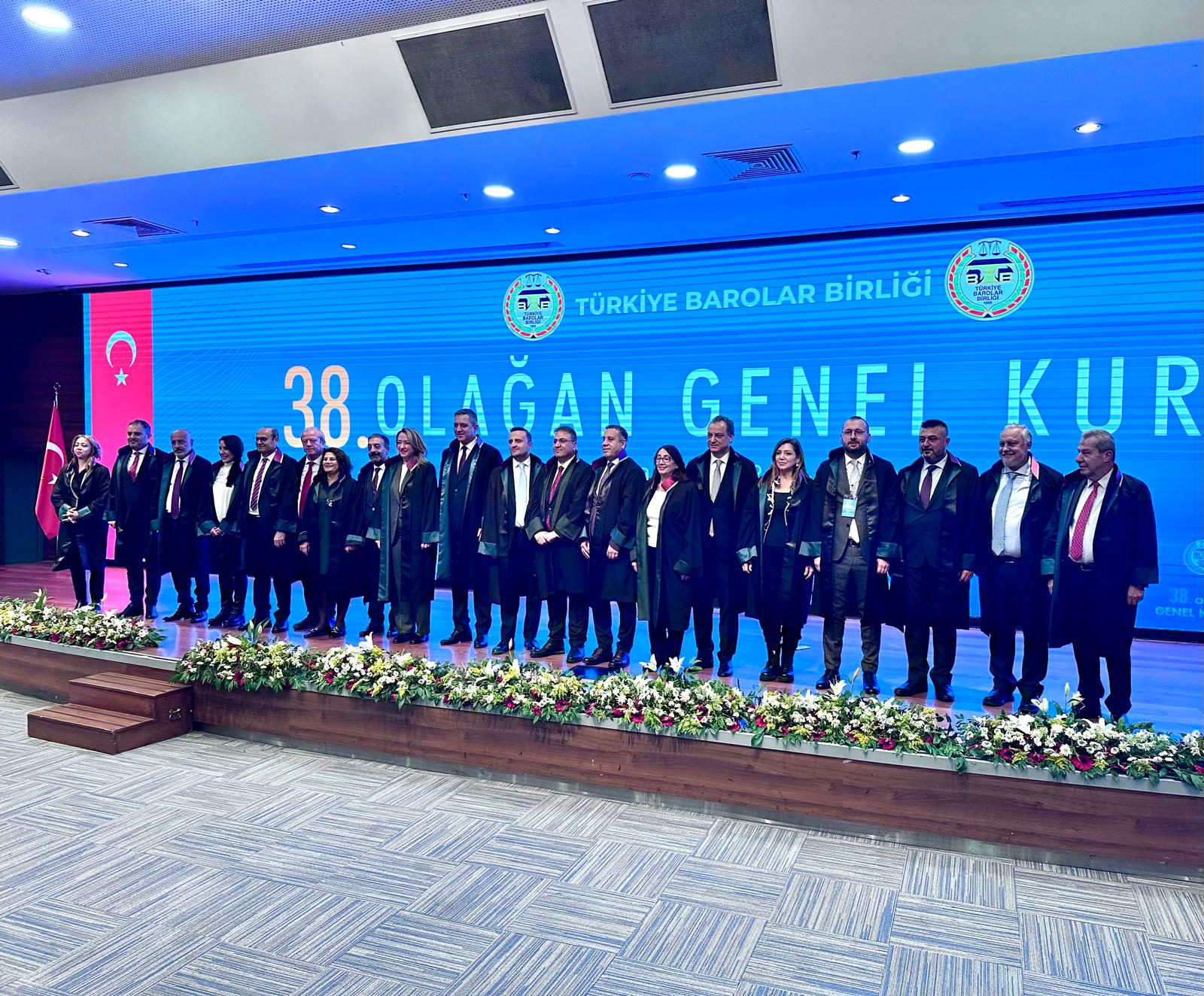 Türkiye Barolar Birliği’nin 38. Olağan Genel Kurulu Gerçekleşti