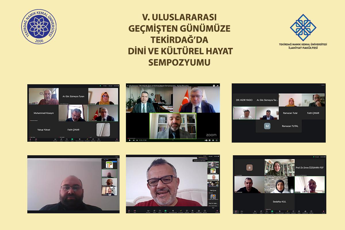 “V. Uluslararası Geçmişten Günümüze Tekirdağ’da Dini ve Kültürel Hayat Sempozyumu” Gerçekleşti