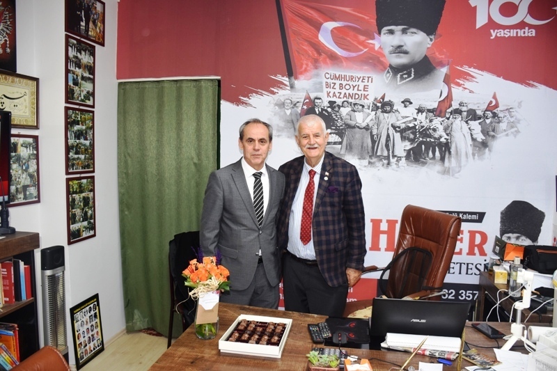 M.ALİ KİRACI DAN GEZETEMİZE ZİYARET