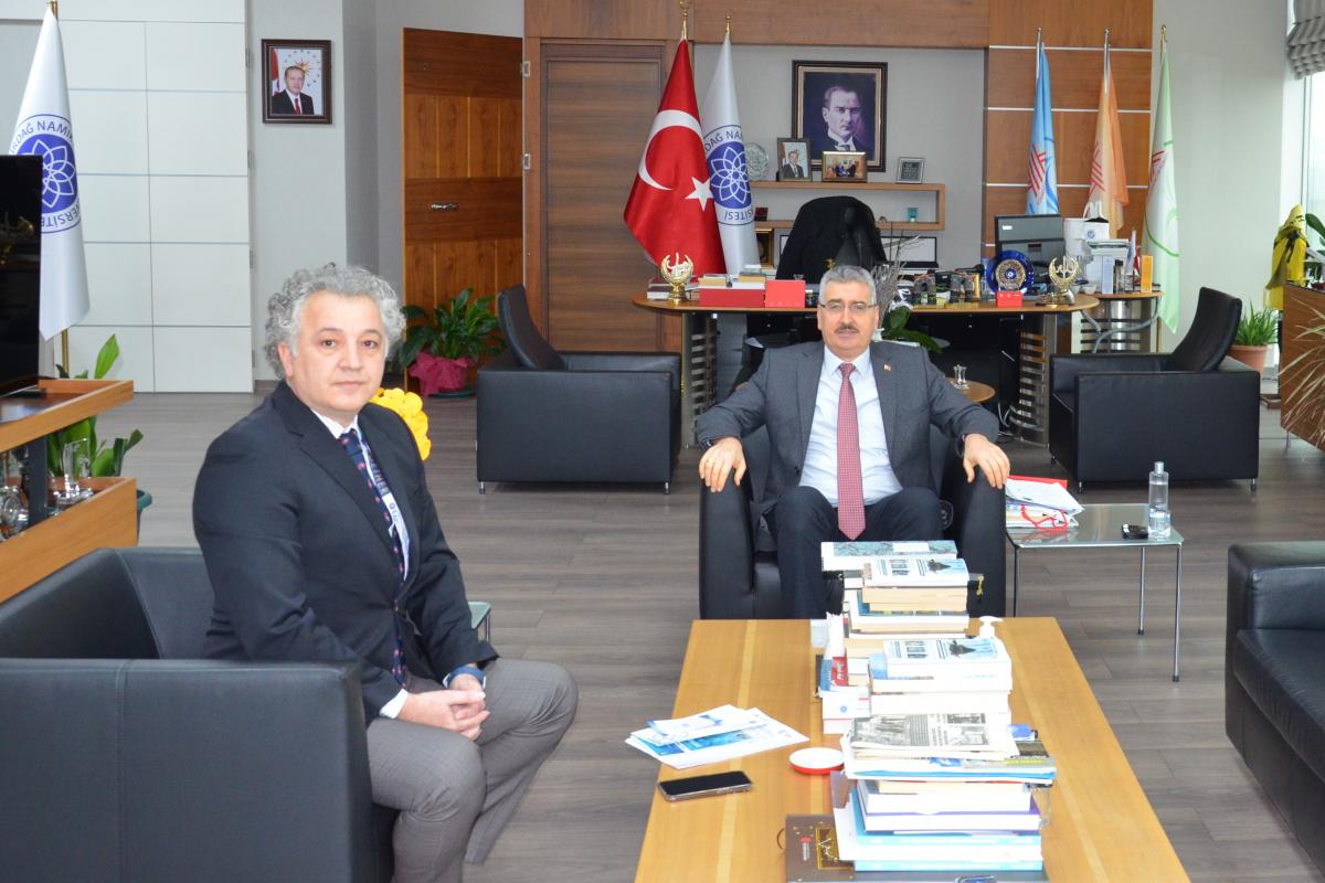 REKTÖRÜMÜZE ZİYARET Yeni