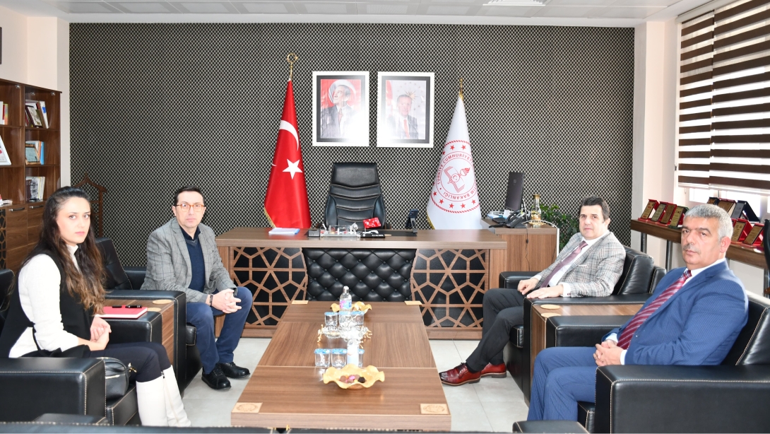 Tekirdağ Yatırım İzleme ve Koordinasyon Başkanlığından İl Milli Eğitim Müdürümüz Dr. Abdülaziz Yeniyol’a Ziyaret