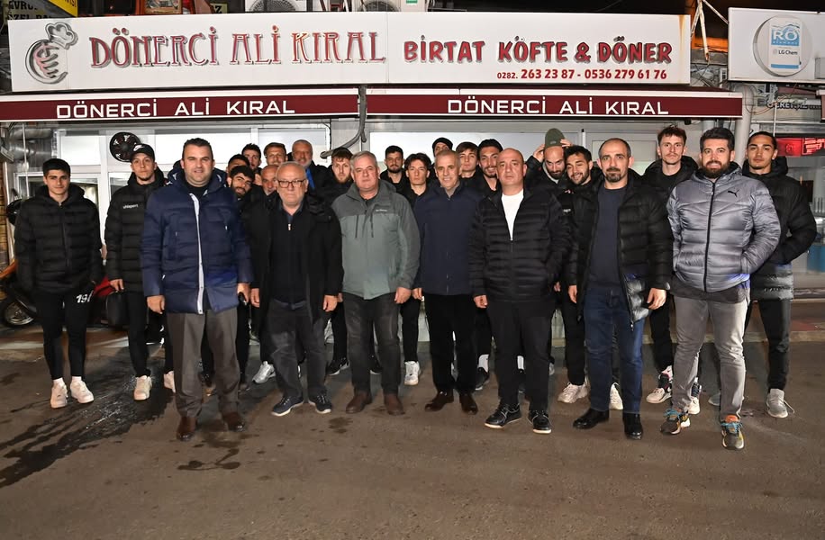 Başkan Volkan Nallar: Tekirdağspor’umuzun düzenlediği Takım Yemeğine katıldık.