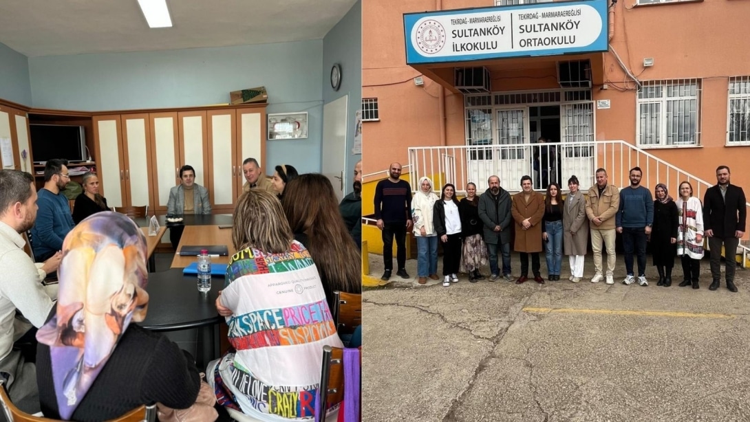 İl Millî Eğitim Müdürümüz Dr. Abdülaziz Yeniyol, Marmaraereğlisi İlçesindeki Sultanköy İlkokulu/Ortaokulu’nu Ziyaret Etti