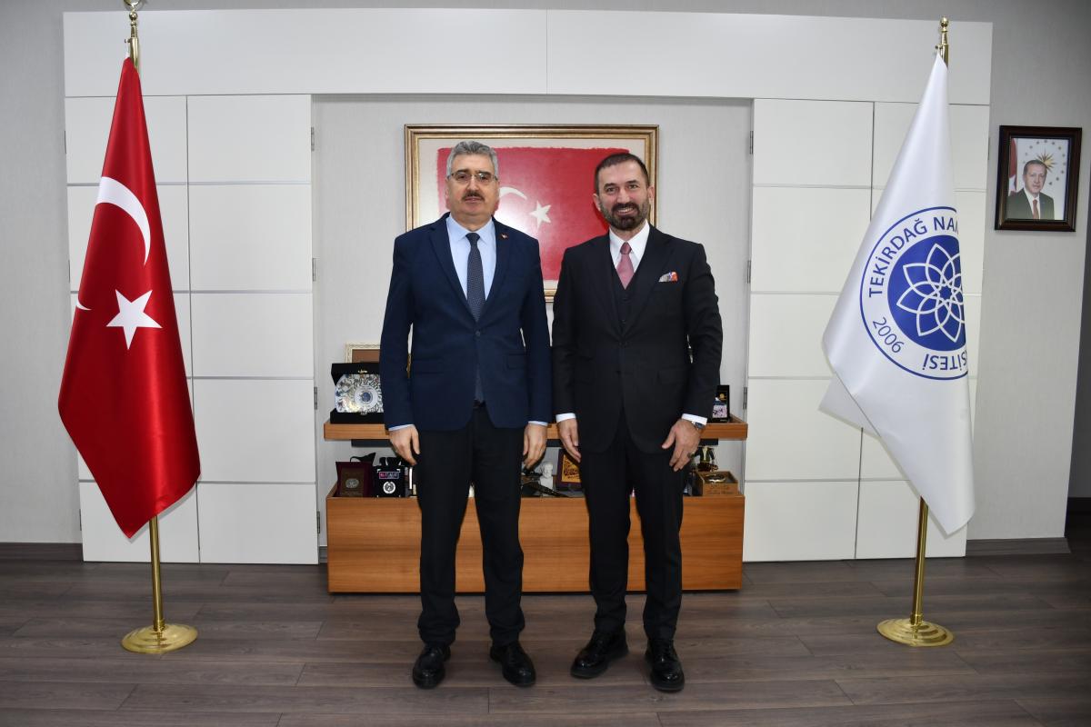 KARADAĞ EDİRNE FAHRİ KONSOLOSU’NDAN REKTÖRÜMÜZE NEZAKET ZİYARETİ