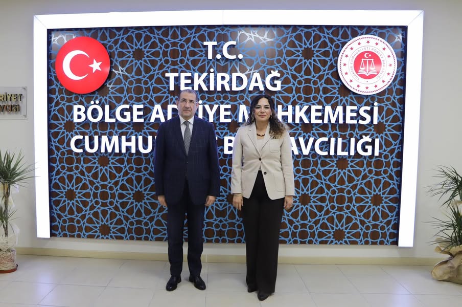 Tekirdağ Bölge Adliye Mahkemesi Cumhuriyet Başsavcısı Hüsnü Hakan Yağıza Ziyaret