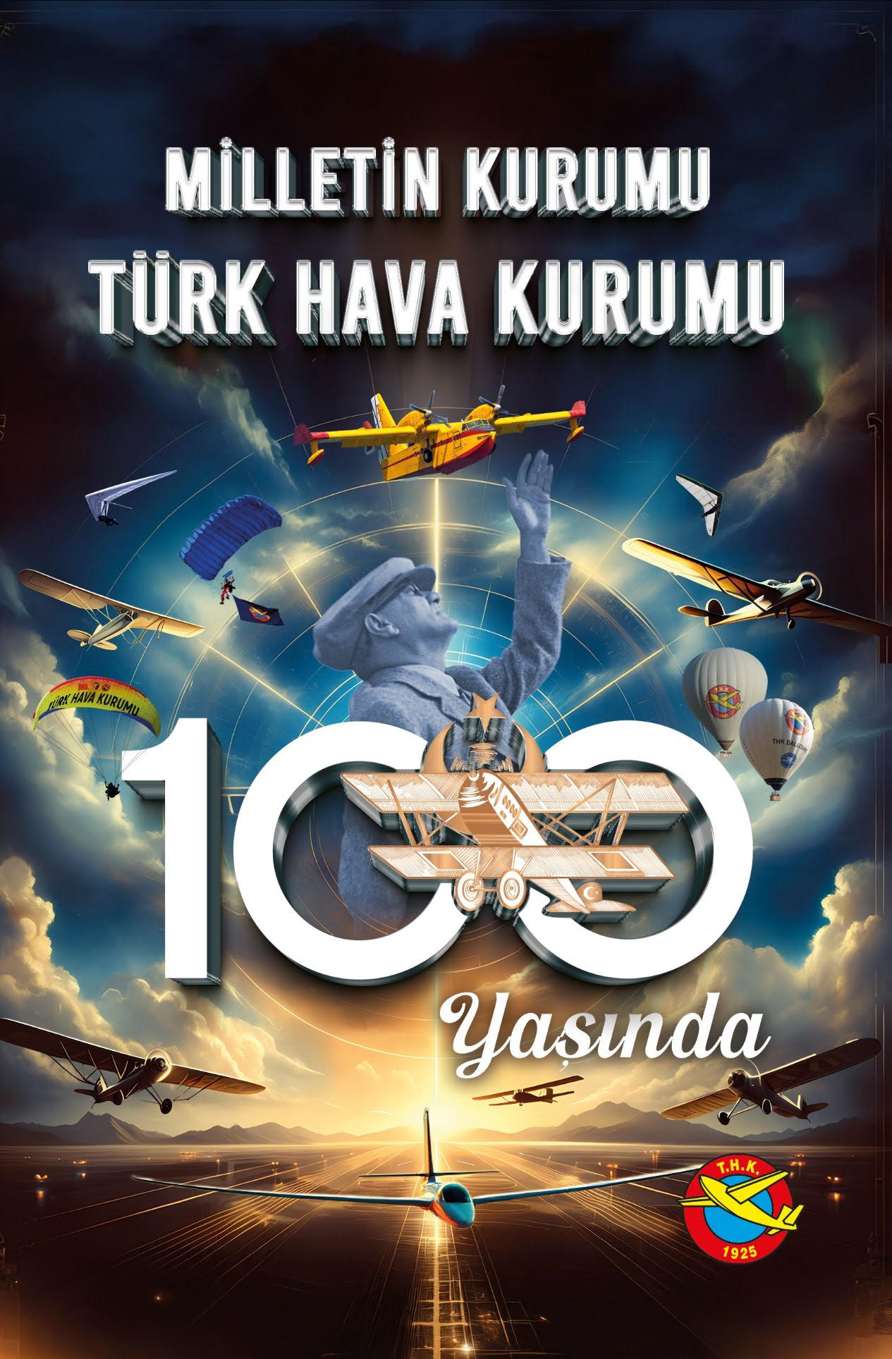 Türk Hava Kurumu 100. yılını Kutluyor…