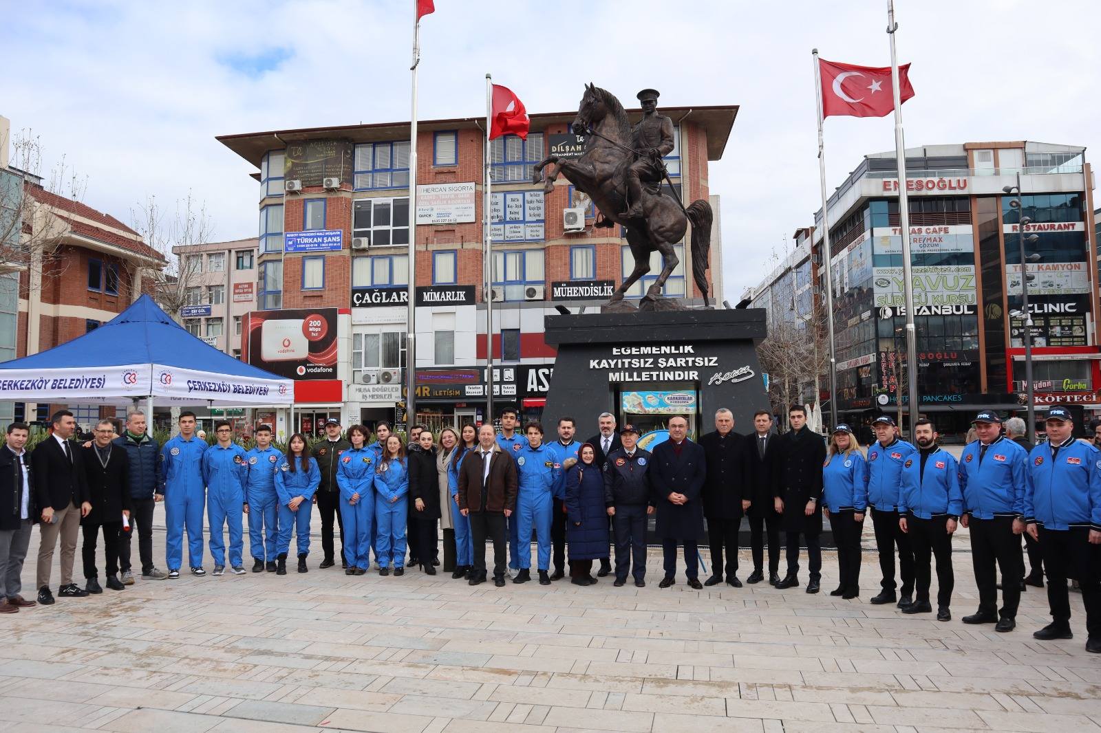 TÜRK HAVA KURUMU’NUN ÇERKEZKÖY’de 100.YILI Kutlama programı