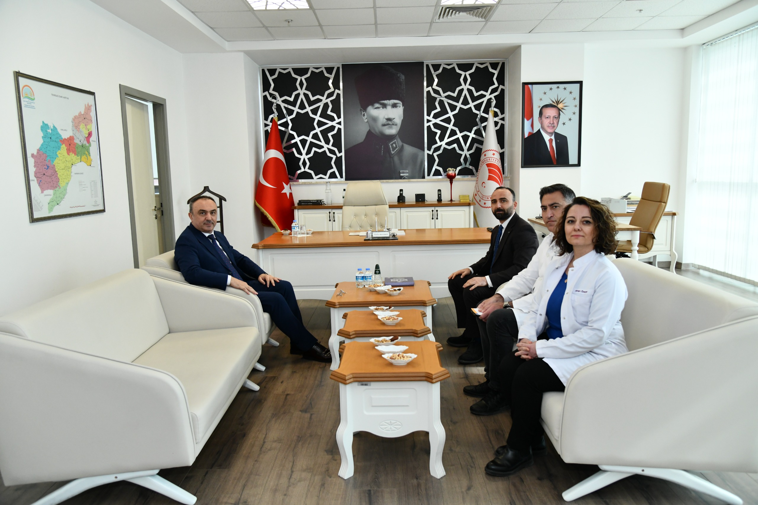 Vali Soytürk Tekirdağ Gıda Kontrol Laboratuvar Müdürlüğünü Ziyaret Etti