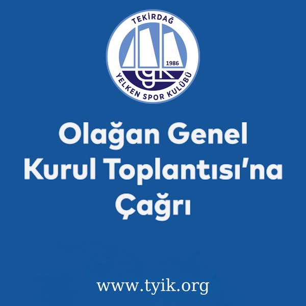 YELKEN KULÜBÜNDEN ÜYELERE HATIRLATMA
