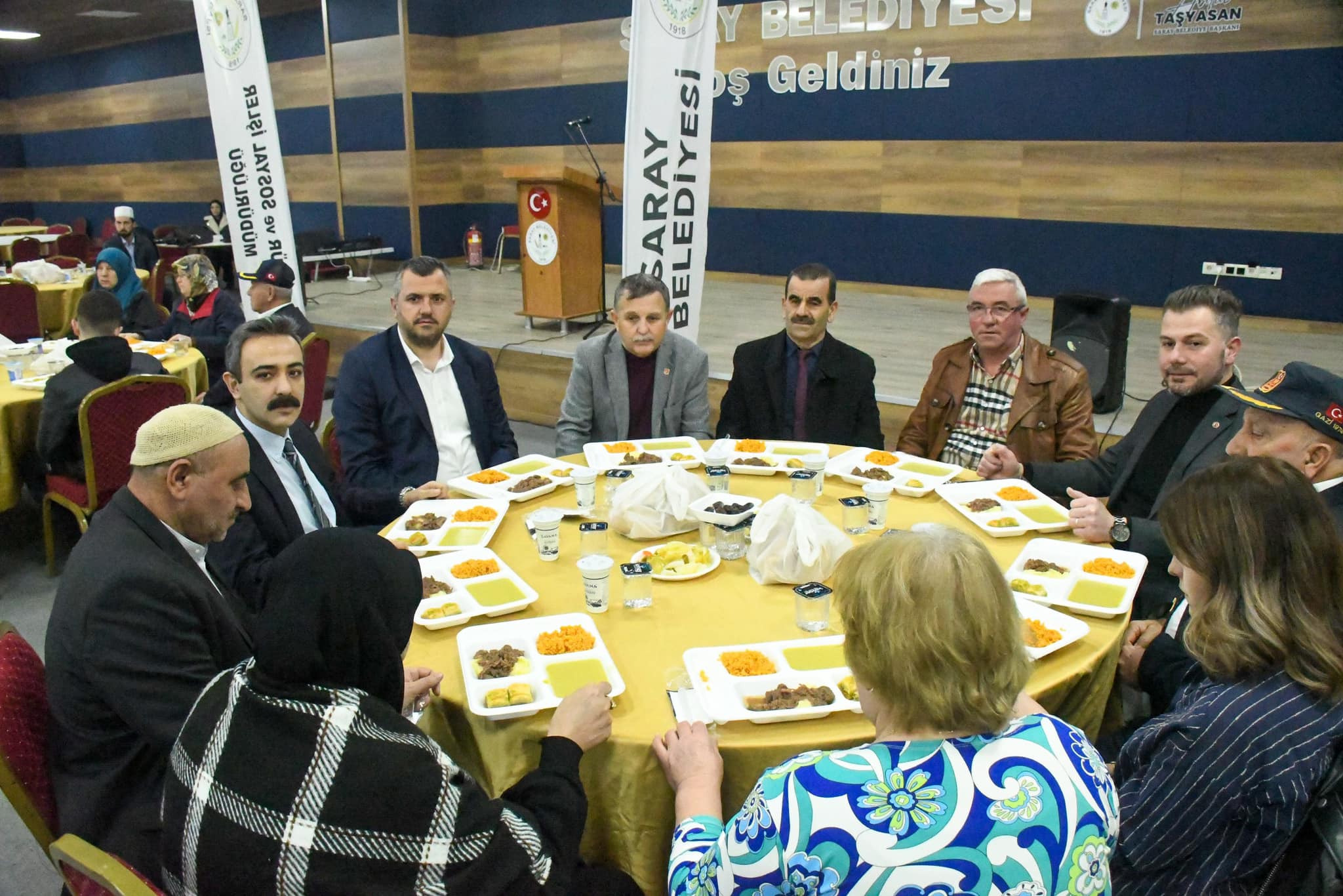 Başkan taşyasan şehit aileleri ve gazilerle iftarda buluştu
