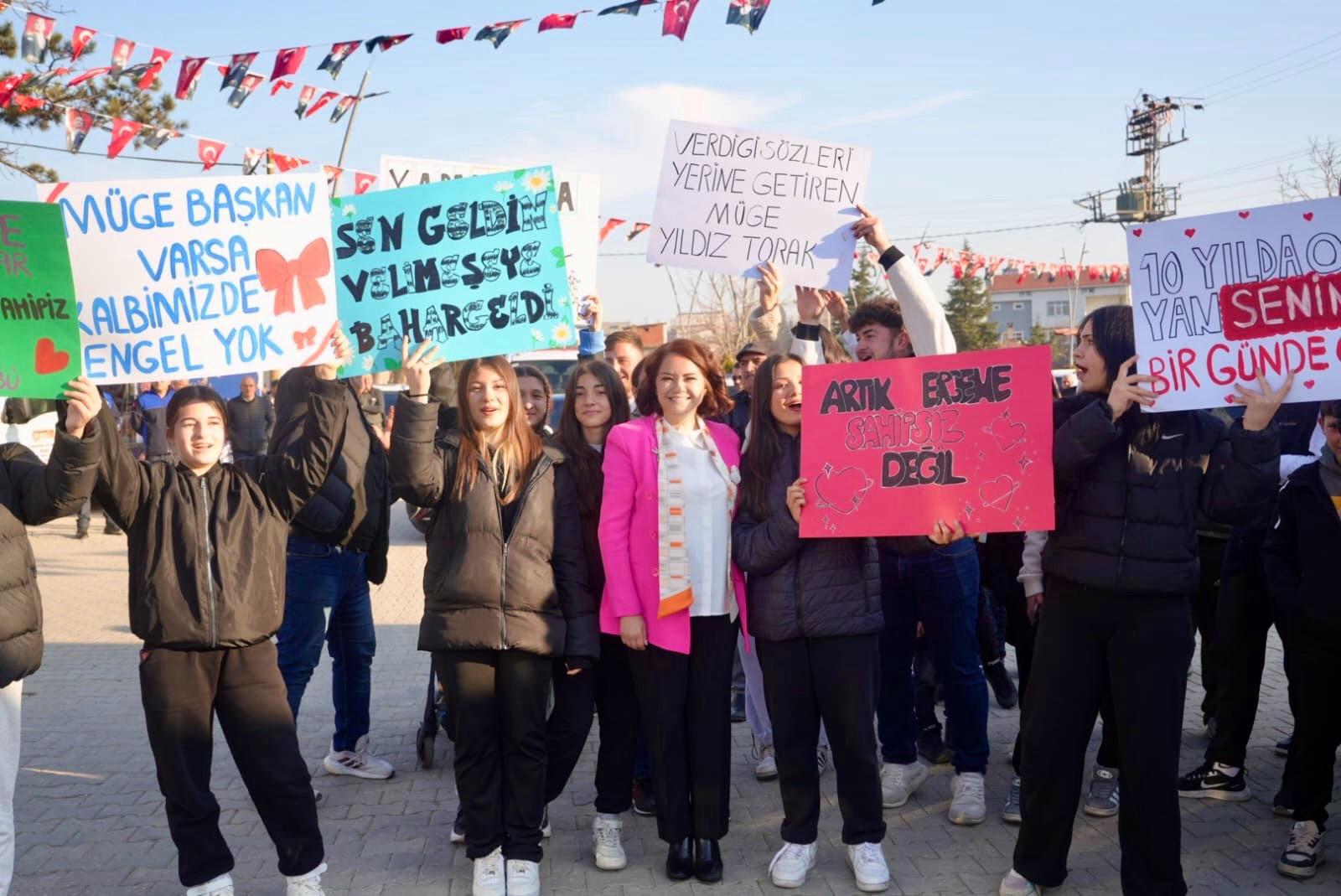 Ergene’de yüzler Müge Başkan ile gülüyor