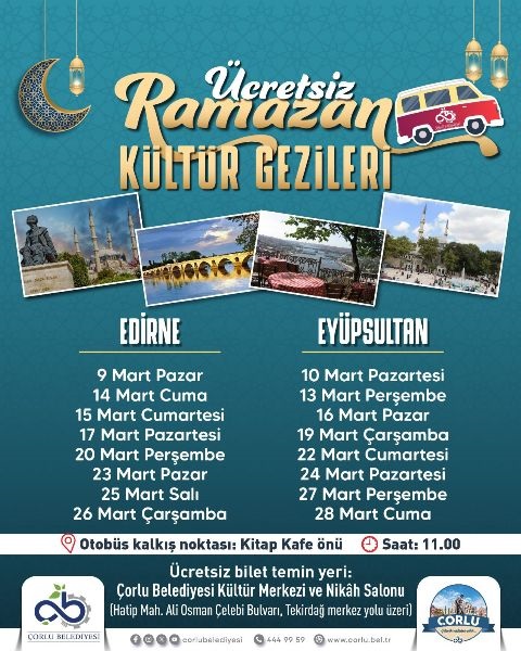 Ramazan Ayına Özel Ücretsiz Kültür Gezileri