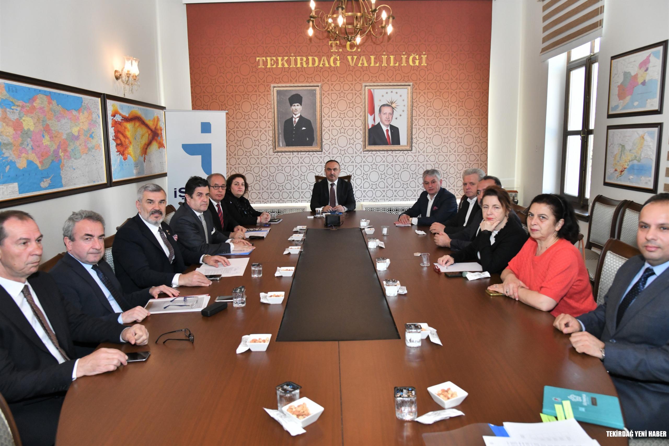 TEKİRDAĞ İL İSTİHDAM VE MESLEKİ EĞİTİM KURULU (İİMEK) TOPLANTISI YAPILDI