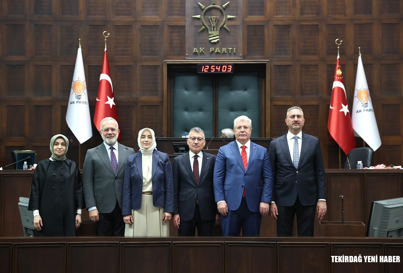 AK Parti TBMM Grubu’nda Görev Dağılımı Yenilendi