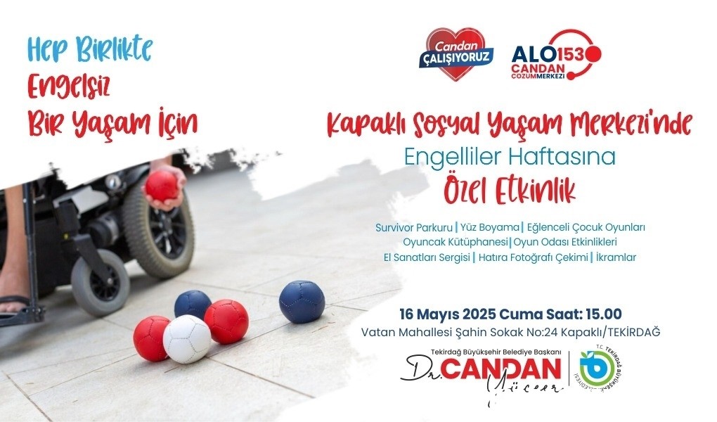 BÜYÜKŞEHİRDEN ENGELLİLER HAFTASINA ÖZEL ETKİNLİK