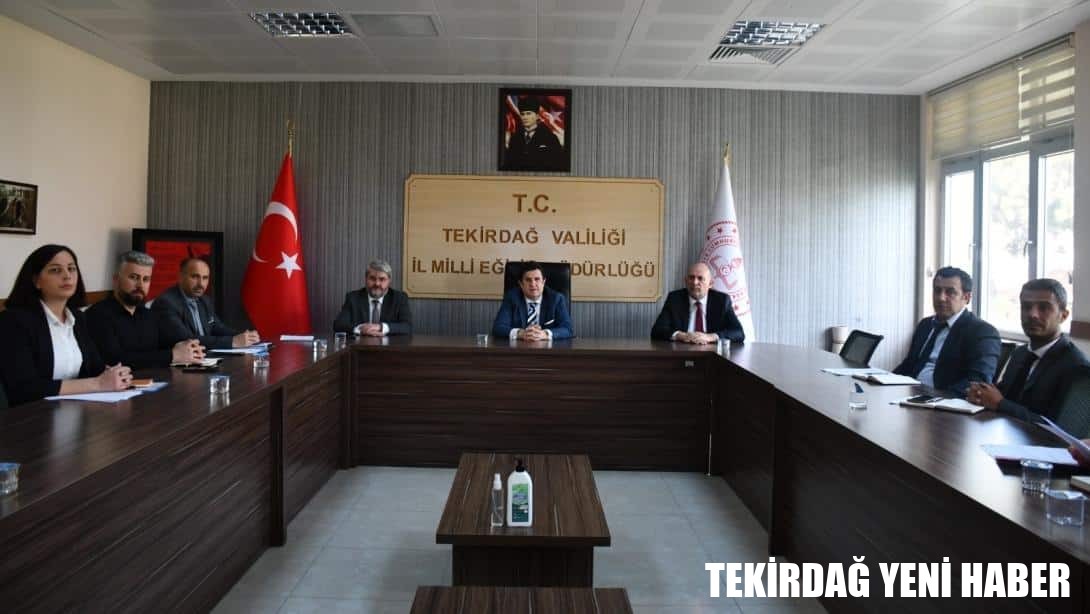 “Çevreme Duyarlıyım, Değerlerime Sahip Çıkıyorum” Projesi Kapsamında Yıl Sonu Etkinlikleri İçin İl Koordinasyon Toplantısı Gerçekleştirildi