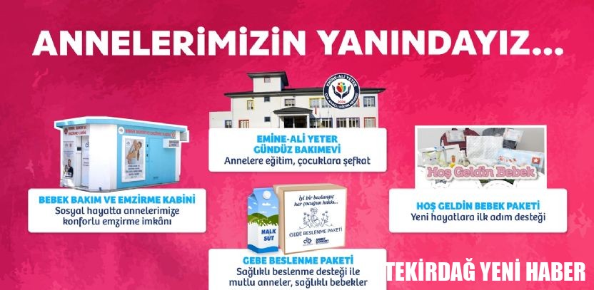 Çorlu Belediyesinden Annelere Özel Sosyal Destek Projeleri