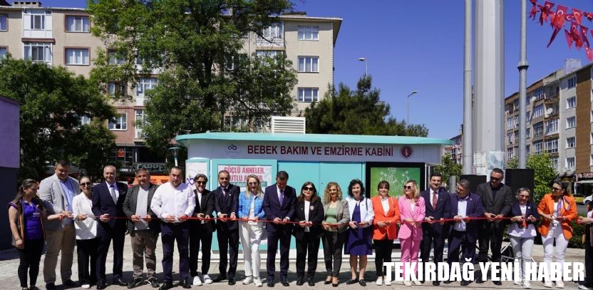Çorlu`da Bebek Bakım ve Emzirme Kabinleri Hizmete Sunuldu