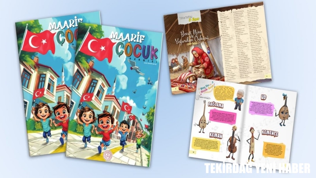 MEB’den Çocuklara Özel Yeni Dergi “Maarif Çocuk” Yayında