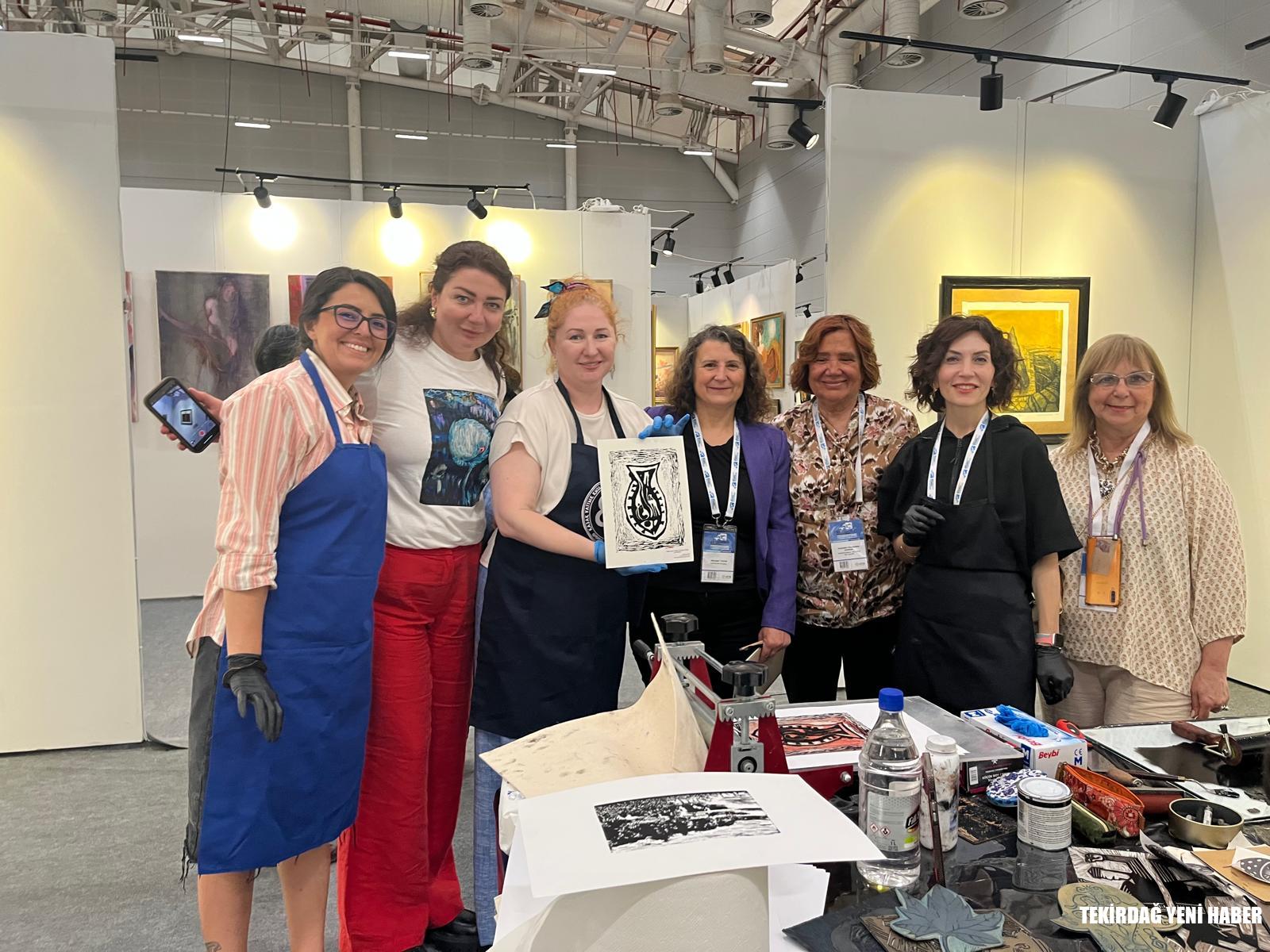 Özgün Baskıresim Sanatçıları Derneği, ArtContact İstanbul’da Göz Doldurdu